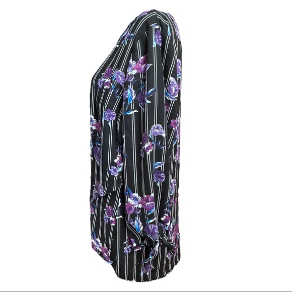 APT 9 - light, sheer-like blouse, 3/4 sleeves with ties, size XL - Picture 8 of 13